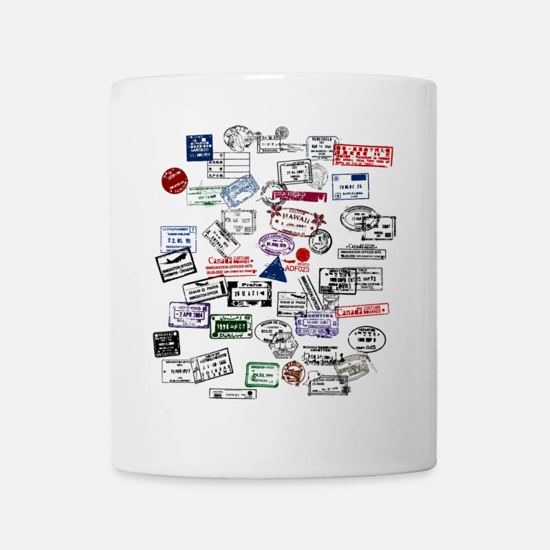 Weltenbummler II - Tasse - Weiß