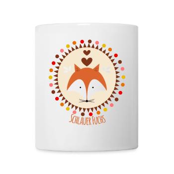 Smart Fox - Mug - white - Front