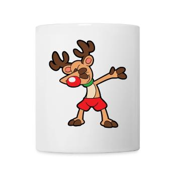 Christmas Christmas Xmas Dabbing Dab Reindeer - Mug - white - Front