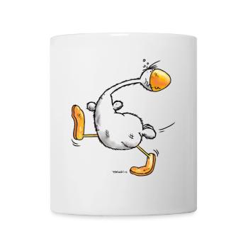 Laufente Erna - Ente - Tasse - Weiß - Vorne