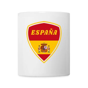 Espagne Armoiries drapeau cadeau - Mug blanc - blanc - Devant