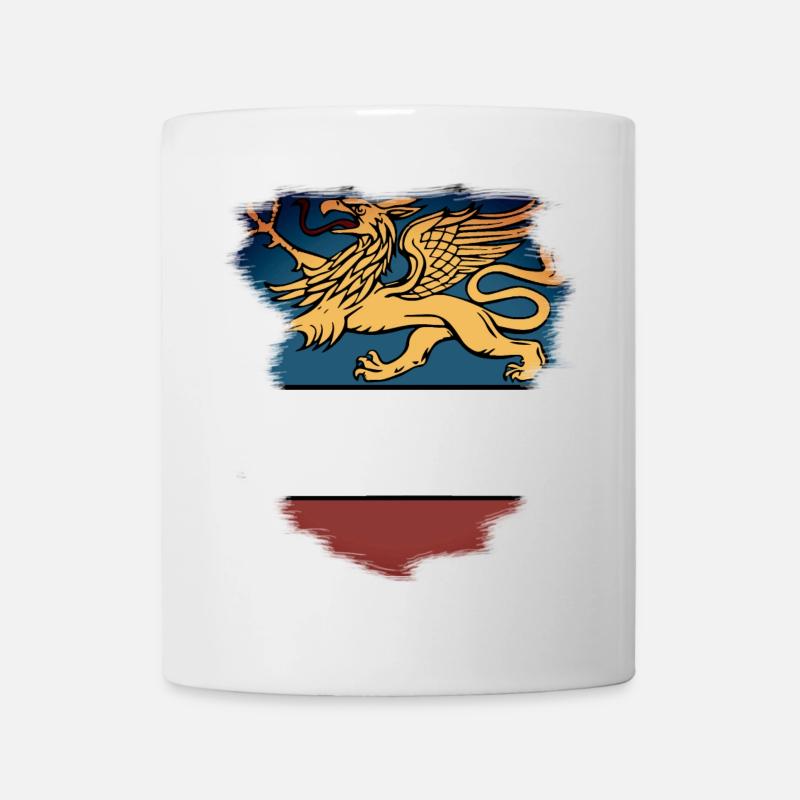 Rostock - Wappen Rostocker Greif - Tasse - Weiß