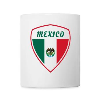 Mexiko Wappen Flagge Zentralamerika Geschenk - Tasse - Weiß - Vorne