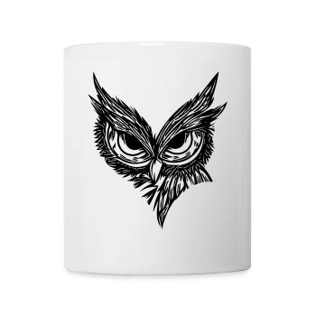 Eule - Tasse - Weiß - Vorne