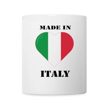 Hergestellt in Italien - Tasse - Weiß - Vorne