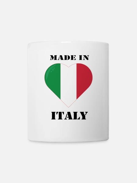 fabriqué en italie - Mug blanc - blanc