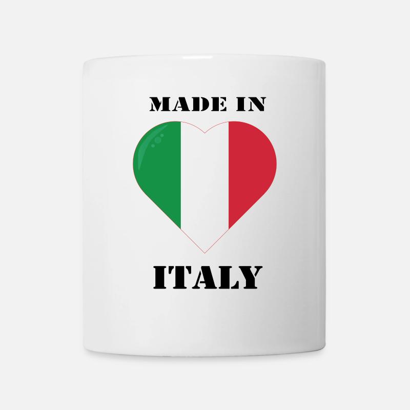 fabriqué en italie - Mug blanc - blanc