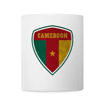 Cameroun Armoiries Vintage / Cadeau Cameroon Cameroon - Mug blanc - blanc - Devant