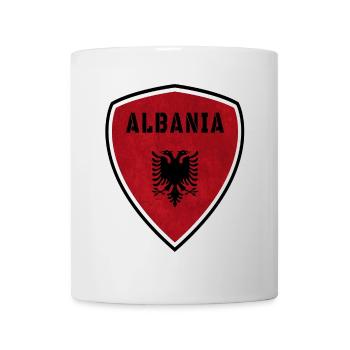 Albanie Armoiries Vintage / Cadeau Albania Kosovo - Mug blanc - blanc - Devant