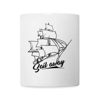 sail away - sailing ship - sailing - Mug - white - Front