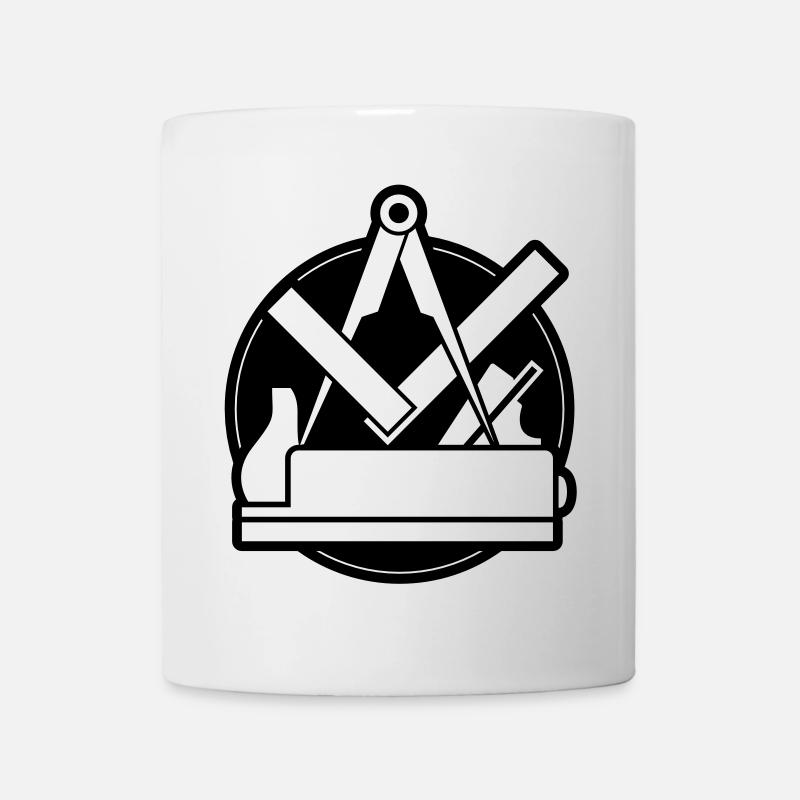 Tischler Zunft, Logo, Zunftlogo - Tasse - Weiß