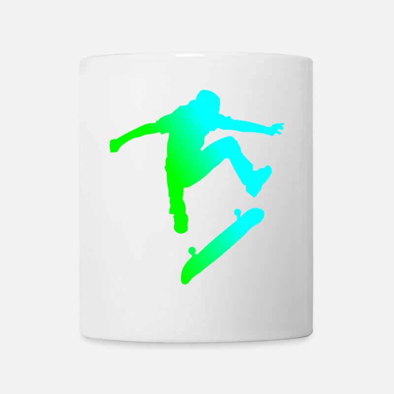 Skater - Tasse - Weiß