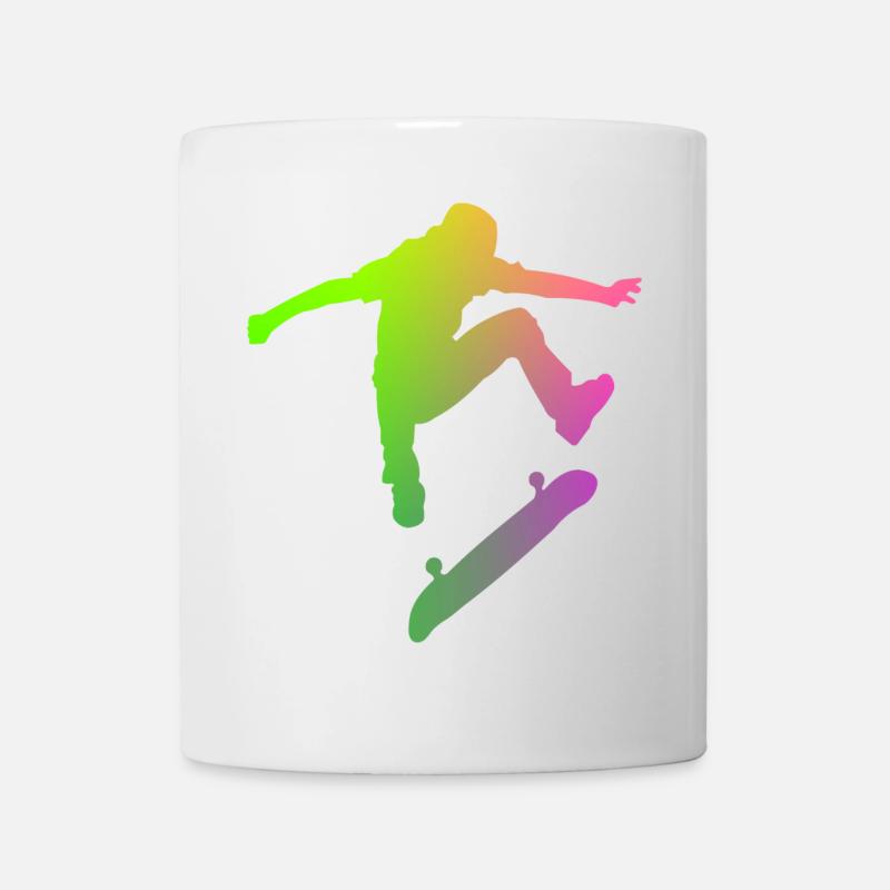Skater - Tasse - Weiß