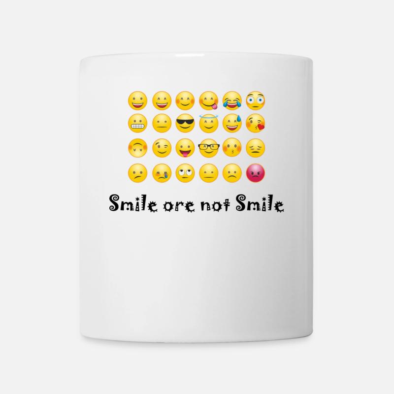 Smilie - Mug - white
