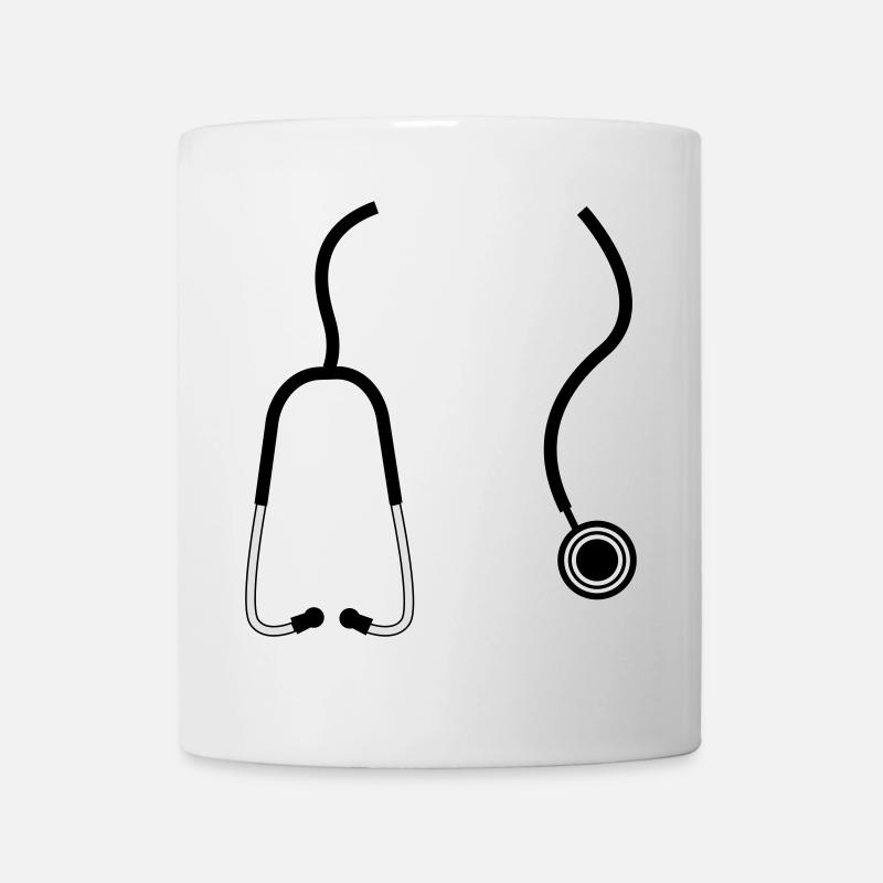médecin docteur - Mug blanc - blanc