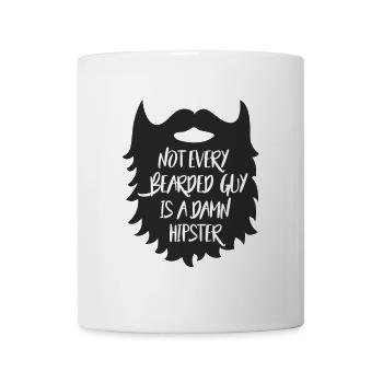 No Hipster Beard - Anti Hipster - Mug - white - Front