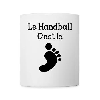 Handball ist groß! - Tasse - Weiß - Vorne