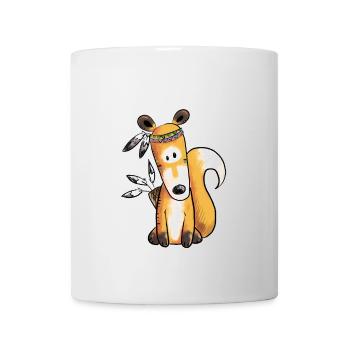Birthday boy indian fox birthday boy - Mug - white - Front