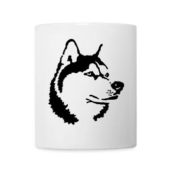 Husky - Mug blanc - blanc - Devant
