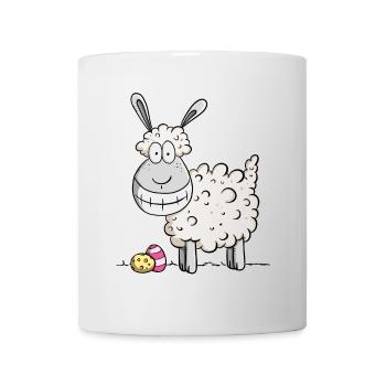 Frohe Ostern Schaf I Ostergeschenk Ostermotiv Fun - Tasse - Weiß - Vorne