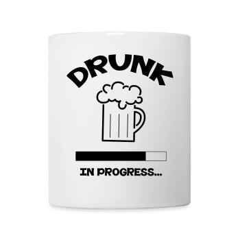 Drunk in progress... - Mug blanc - blanc - Devant