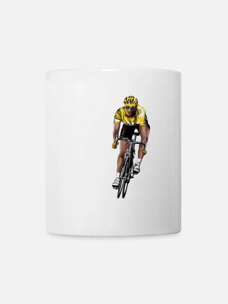 vélo de course - Mug blanc - blanc