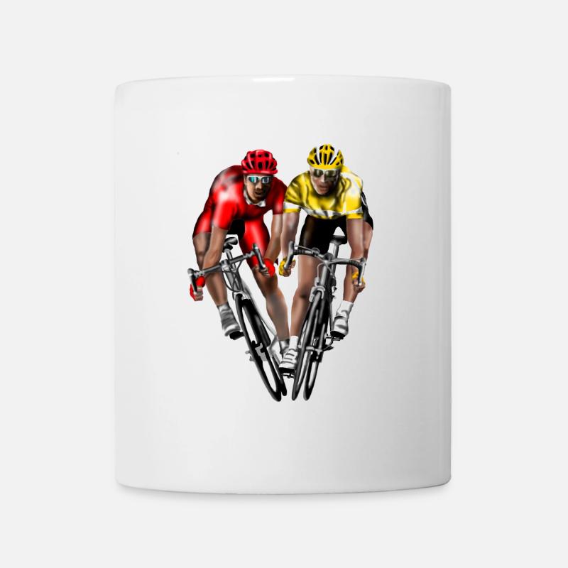 Rennrad - Tasse - Weiß