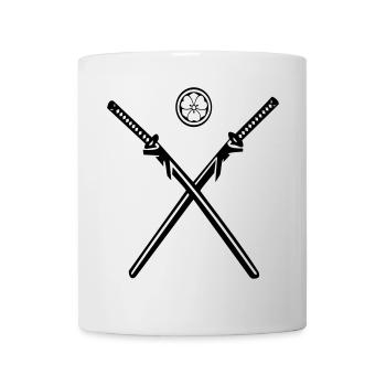 Iaito + Mon - Tasse - Weiß - Vorne