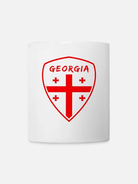 Georgien Wappen / Geschenk Tiflis - Tasse - Weiß