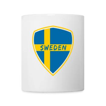 Schweden Wappen / Geschenk Skandinavien - Tasse - Weiß - Vorne