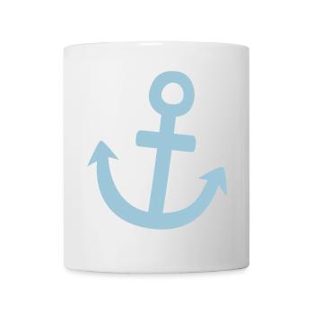 Illustration Anker Symbole maritim - Mug blanc - blanc - Devant