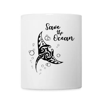 Save the Ocean - Manta - Mug - white - Front