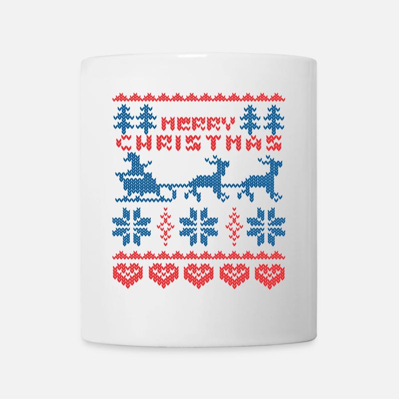 Weihnachten merry christmas - Tasse - Weiß