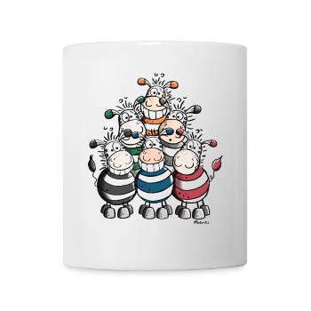 Colourful Zebras - Mug - white - Front