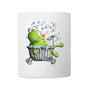 Wellness Frosch - Tasse - Weiß - Vorne