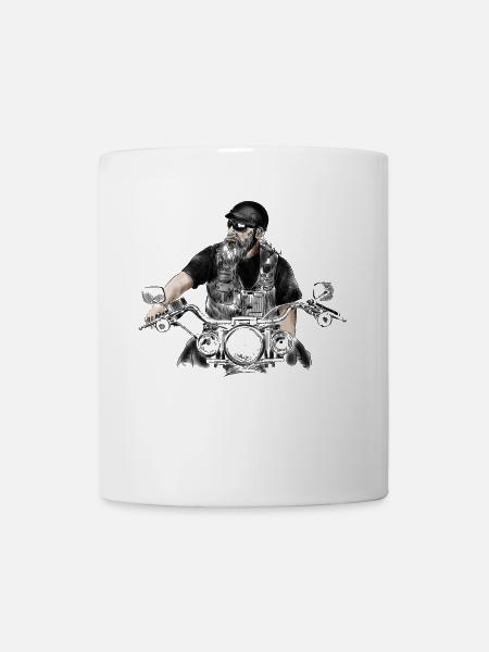 biker - Mug - white