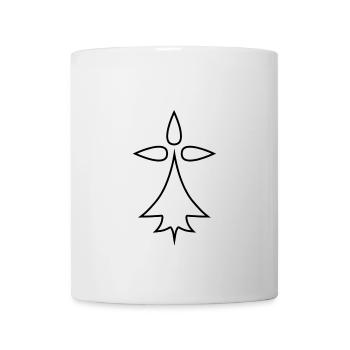 Bretagne blason - Mug blanc - blanc - Devant