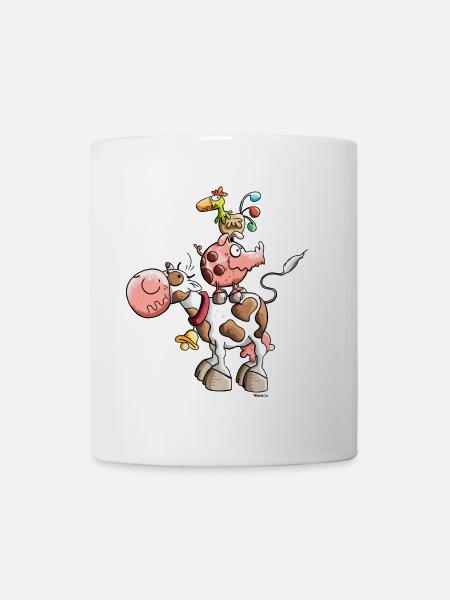 Funny Farm Animals - Mug - white