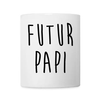 Futur Papi / Grand Pere / Naissance / Papy / Bébé - Mug blanc - blanc - Devant