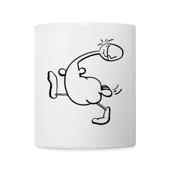 Watschel Ente - Tasse - Weiß - Vorne