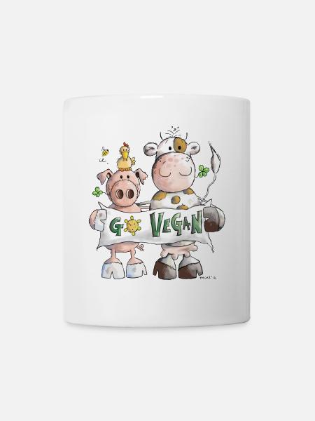 Go Vegan - Mug - white
