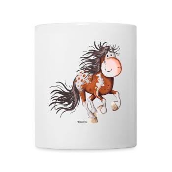 Stürmischer Appaloosa - Tasse - Weiß - Vorne