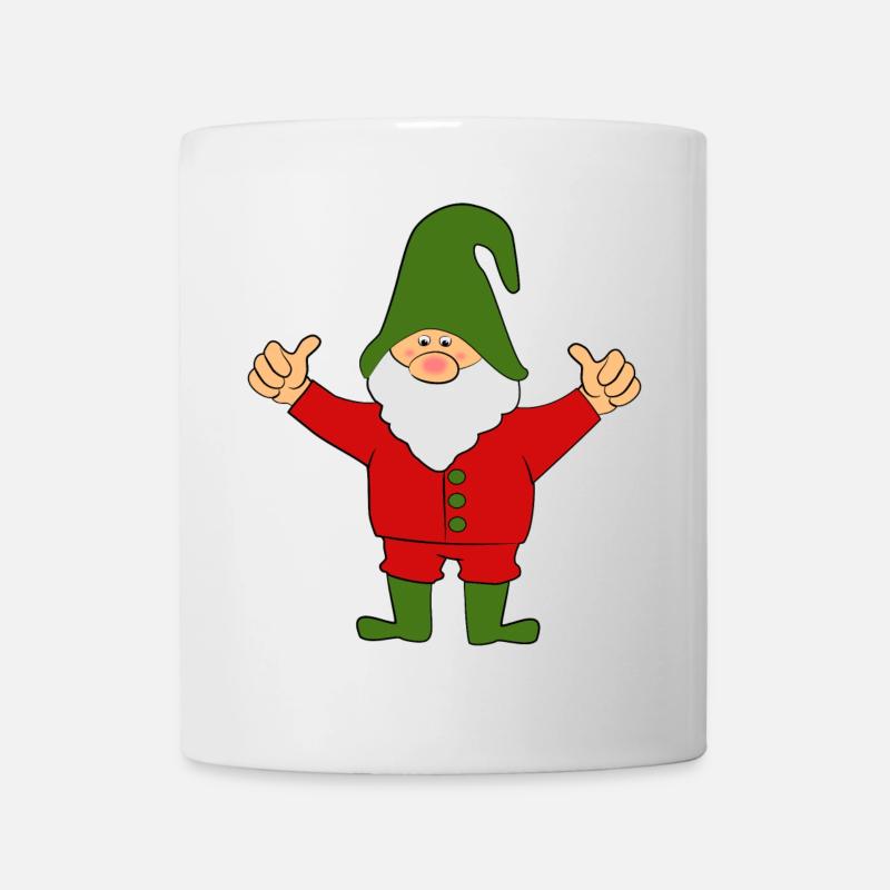 Wichtelmännchen Zwerge - Tasse - Weiß