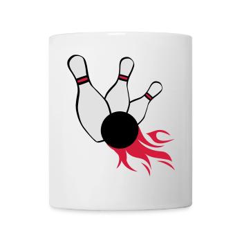 kegeln bowling - Tasse - Weiß - Vorne