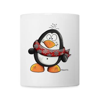 Der Pinguin - Tasse - Weiß - Vorne