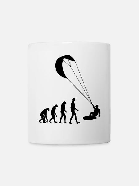 Kiteboarding / Kitesurfing / Kitesurf / - Mug blanc - blanc