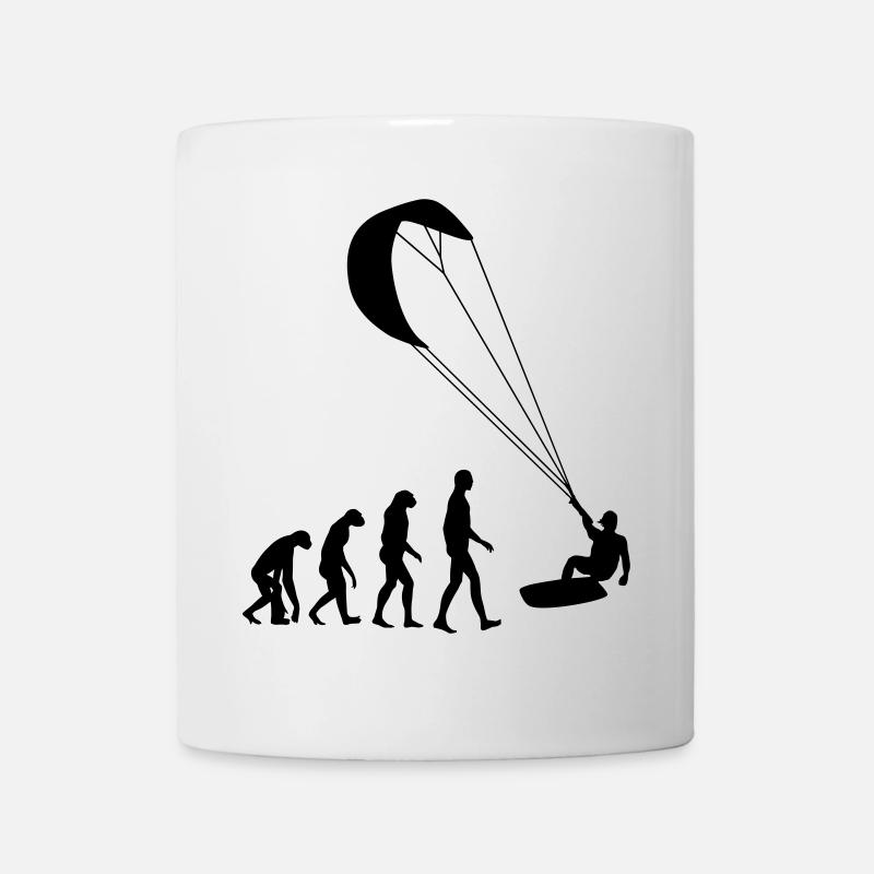 Kiteboarding / Kitesurfing / Kitesurf / - Mug blanc - blanc