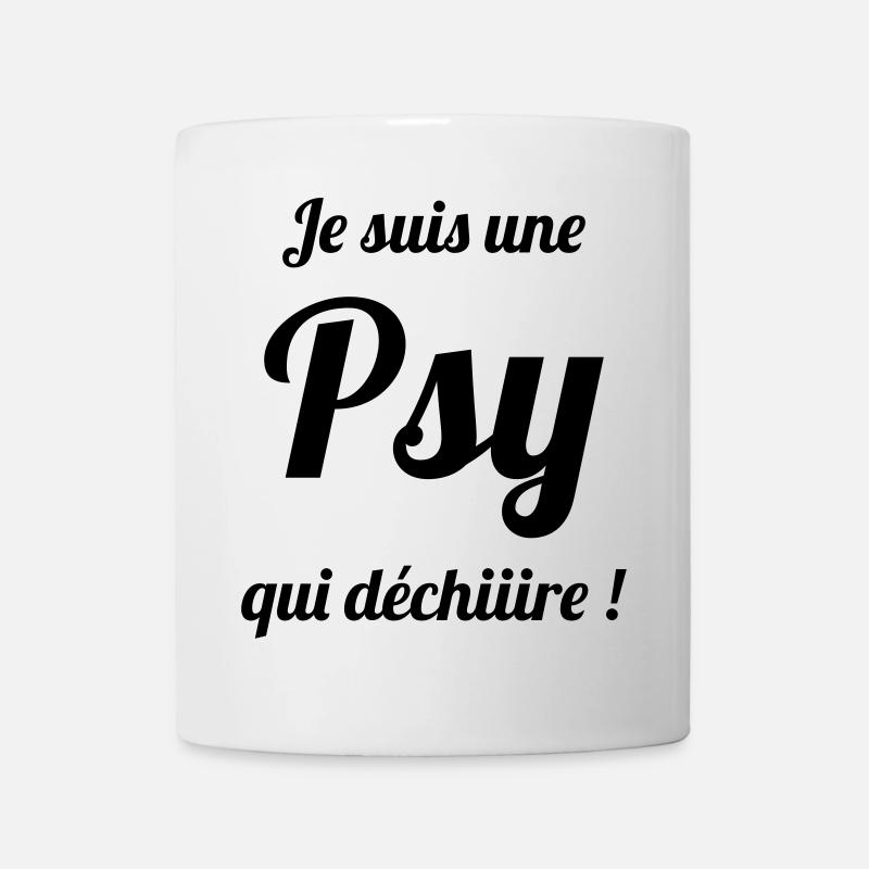 Psychologue / Psychiatre / Travail / Psychanalyste - Mug blanc - blanc
