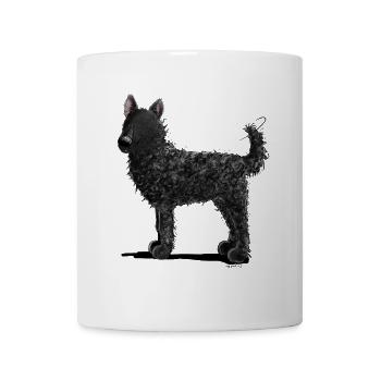 Chien de berger drôle croate I Comic - Mug blanc - blanc - Devant