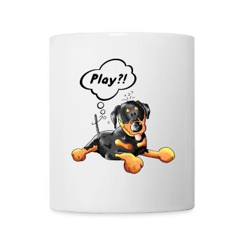 Drôle Rottweiler - Mug blanc - blanc - Devant
